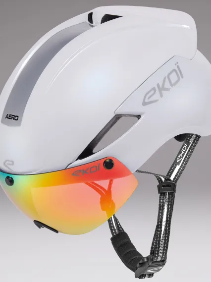 Casque EKOI Perf AERO16 Blanc Gris
