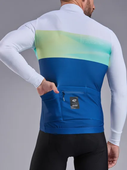 Maillot manches longues EKOI Perf GRADIENT Marine