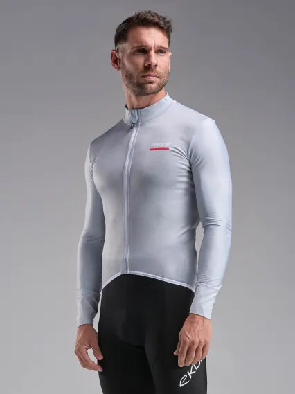 Maillot manches longues EKOI POLYGONE Silver
