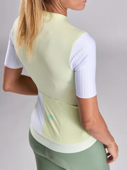 Maillot femme EKOI Racing MARION ROUSSE Lime