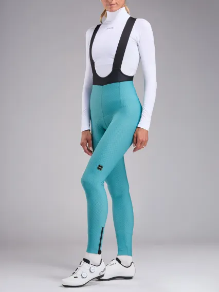 Collant femme Hydrofuge EKOI Perf GEL POWER Vert Azur