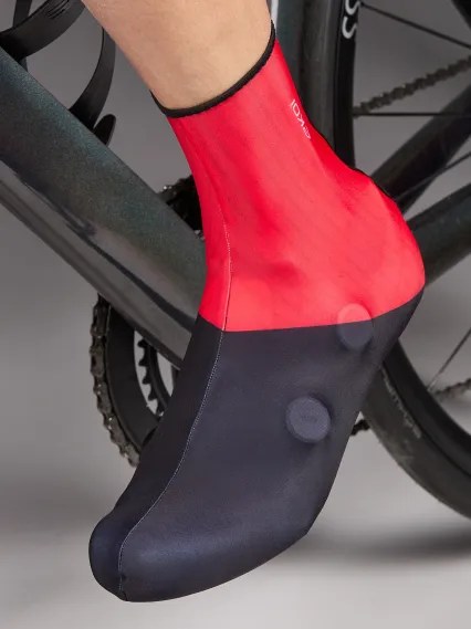 Surchaussures EKOI Perf LYCRA ZIP Rouge