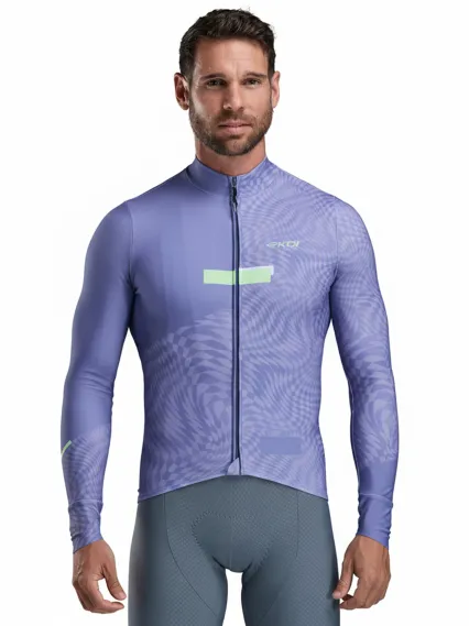 Maillot manches longues EKOI Perf GRAPHIC Violet