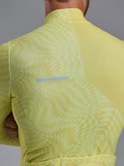 Maillot manches longues EKOI Perf GRAPHIC Jaune