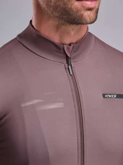 Maillot manches longues EKOI Perf RESILIENCE Marron