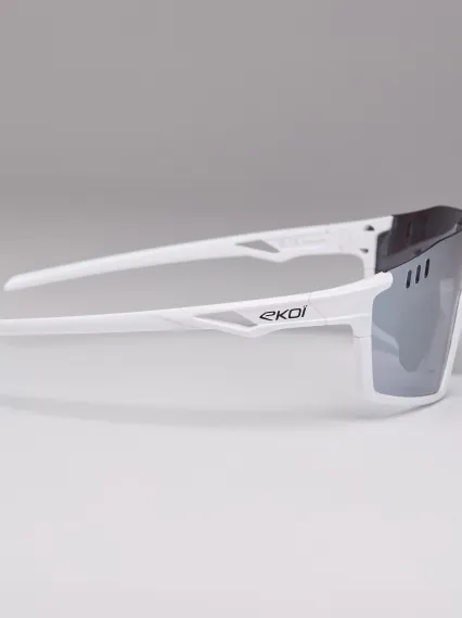 Lunettes EKOI VISION Blanc Mirror Cat3