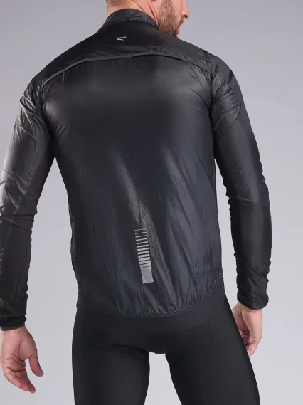 Veste coupe vent EKOI Perf WINDPROOF LIGHT POCKET Noir