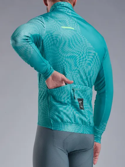 Veste thermique EKOI Perf GRAPHIC Vert Azur