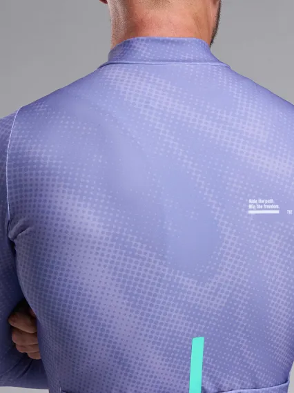 Maillot manches longues EKOI Perf TIE & DYE Violet