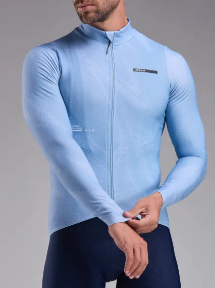 Maillot manches longues EKOI Perf TIE & DYE Ciel