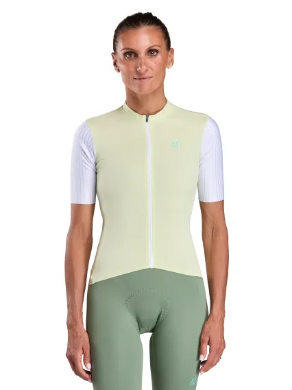 Maillot femme EKOI Racing MARION ROUSSE Lime