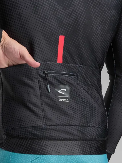 Maillot manches longues EKOI Perf TIE & DYE Noir