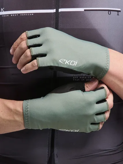Gants vélo EKOI GEL Perf Sauge