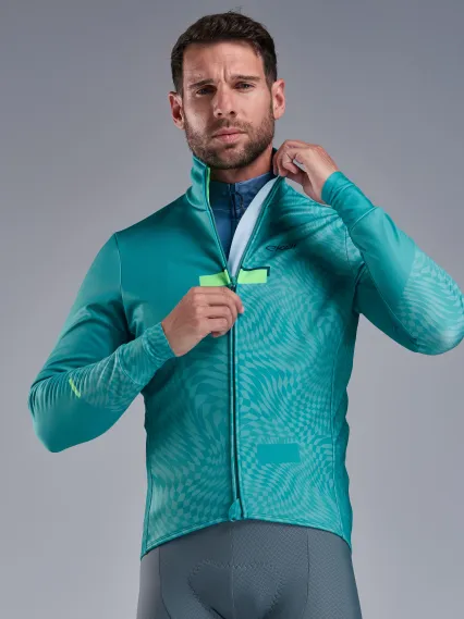 Veste thermique EKOI Perf GRAPHIC Vert Azur