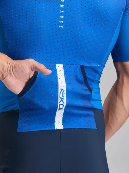 Combinaison triathlon EKOI Perf LINEAR Bleu