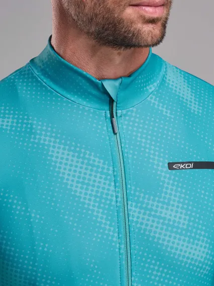 Maillot manches longues EKOI Perf TIE & DYE Vert Azur