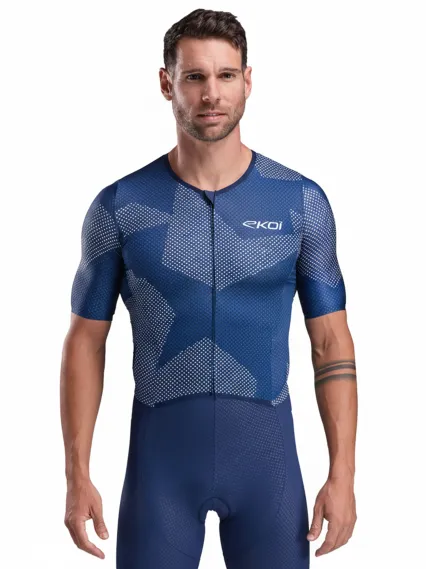 Combinaison Triathlon EKOI Perf STARS Bleu