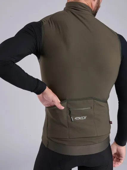 Gilet thermique EKOI Perf ELEGANCE Kaki