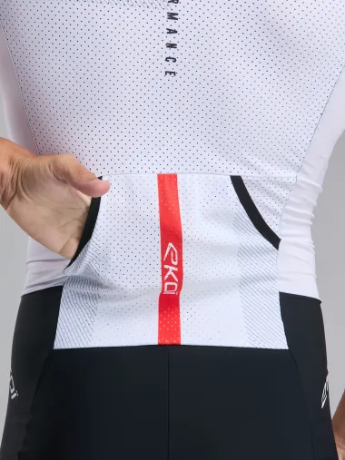 Combinaison triathlon EKOI Perf LINEAR Blanc