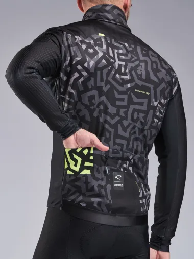 Veste thermique EKOI Perf GRAFFITI Noir
