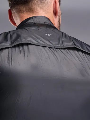 Veste coupe vent EKOI Perf WINDPROOF LIGHT POCKET Noir