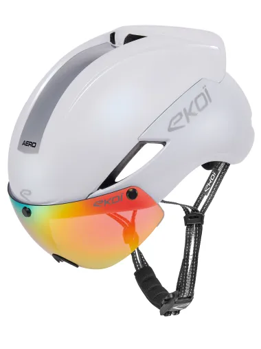 Casque EKOI Perf AERO16 Blanc Gris
