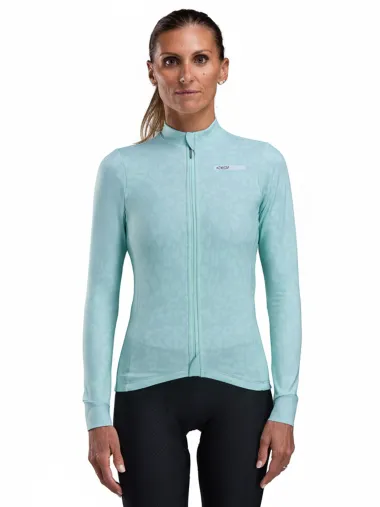 Maillot manches longues femme EKOI Perf LEO Sauge