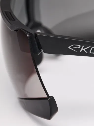 Lunettes EKOI Racing S-AERO Noir Silver ZEISS Black Hole Cat3