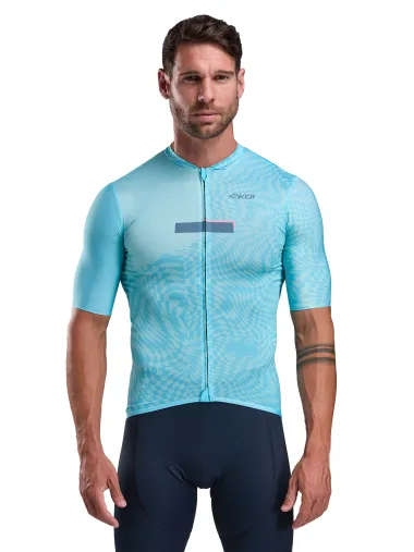 Maillot EKOI Perf GRAPHIC Bleu ciel