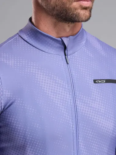 Maillot manches longues EKOI Perf TIE & DYE Violet
