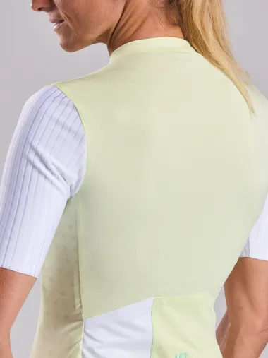 Maillot femme EKOI Racing MARION ROUSSE Lime