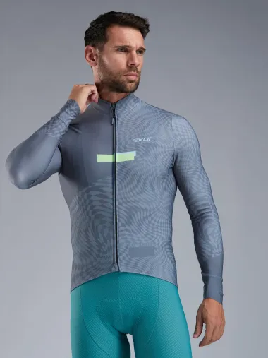 Maillot manches longues EKOI Perf GRAPHIC Gris