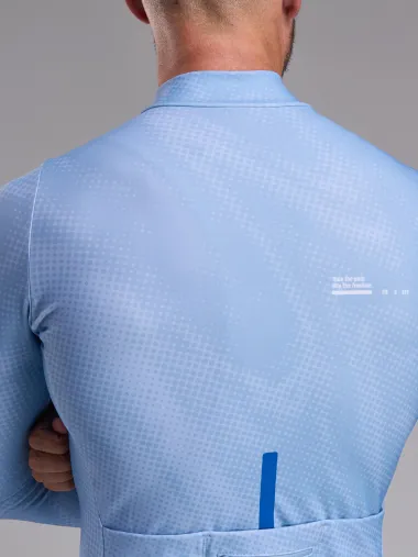 Maillot manches longues EKOI Perf TIE & DYE Ciel