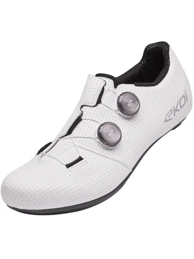 Chaussures EKOI Racing PW8 C12 Cuir Pro Full Carbon Tressé