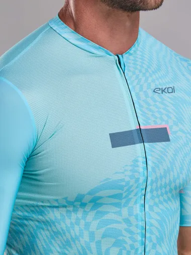 Maillot EKOI Perf GRAPHIC Bleu ciel