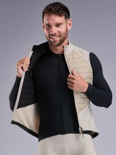 Gilet thermique EKOI Perf ELEGANCE Sable