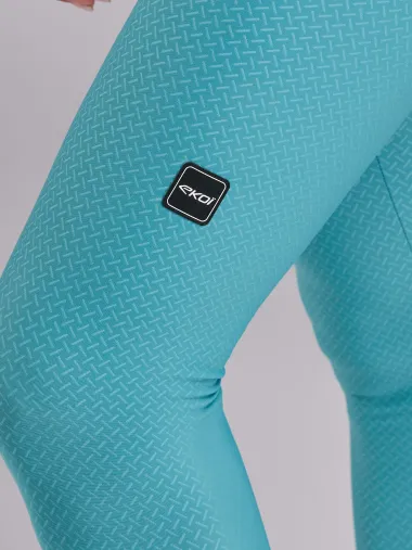 Collant femme Hydrofuge EKOI Perf GEL POWER sans bretelles Vert Azur