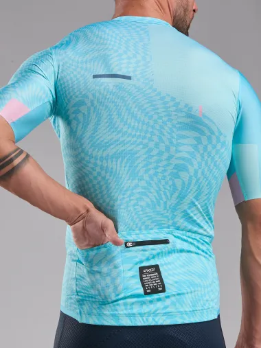 Maillot EKOI Perf GRAPHIC Bleu ciel