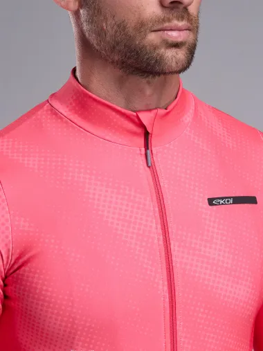 Maillot manches longues EKOI Perf TIE & DYE Corail