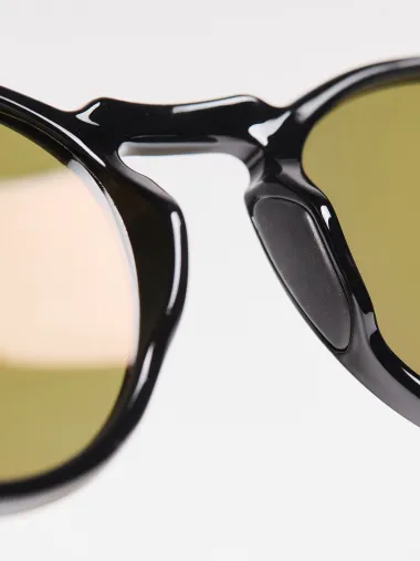 Lunettes EKOI Racing LIFESTYLE RONDES Noir brillant Gold rose