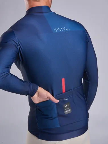 Maillot manches longues EKOI Perf SHADES Marine