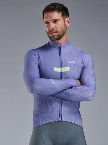 Maillot manches longues EKOI Perf GRAPHIC Violet