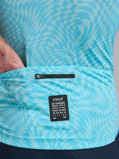 Maillot EKOI Perf GRAPHIC Bleu ciel