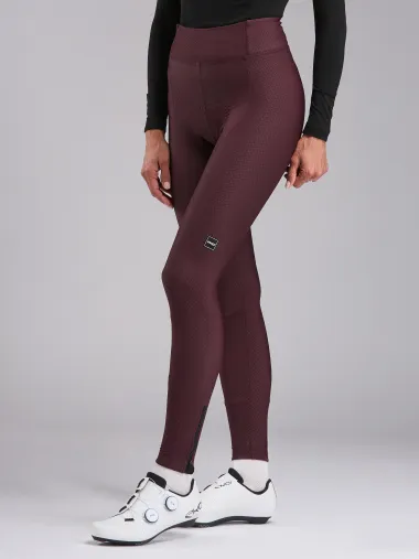 Collant femme Hydrofuge EKOI Perf GEL POWER sans bretelles Bordeaux