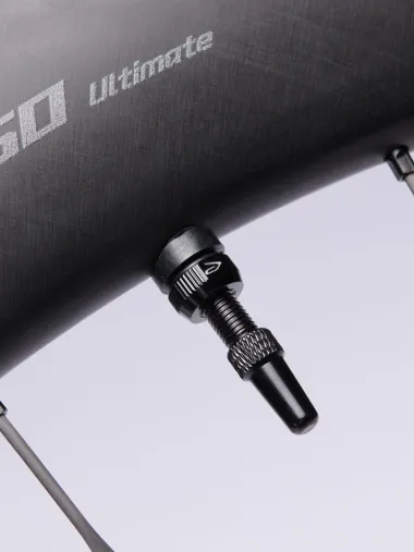 Paire de Roues EKOI Carbone 50mm Full Black Shimano White