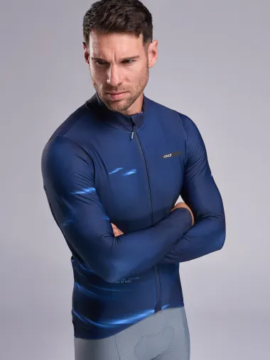 Maillot manches longues EKOI Perf RESILIENCE Marine