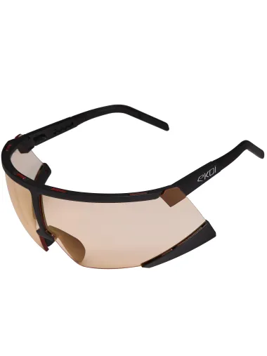 Lunettes EKOI Racing S-AERO Noir Silver ZEISS AR Rouge Cat0