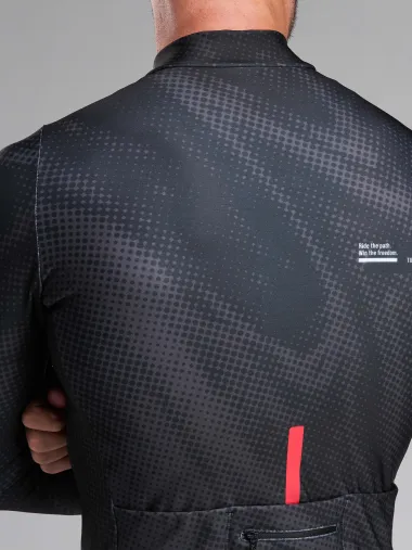 Maillot manches longues EKOI Perf TIE & DYE Noir