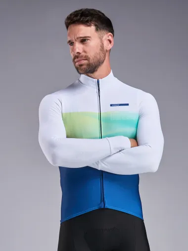 Maillot manches longues EKOI Perf GRADIENT Marine