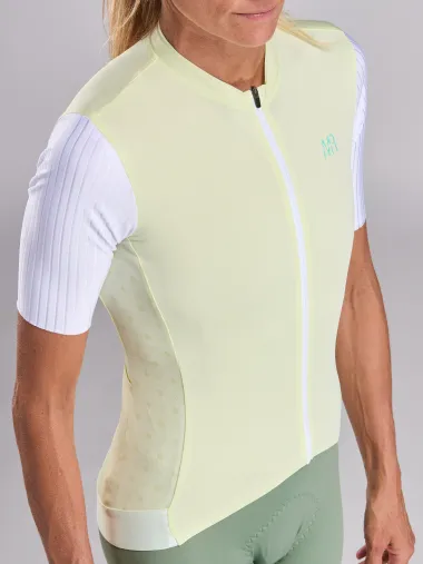 Maillot femme EKOI Racing MARION ROUSSE Lime